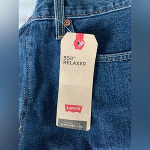 Men’s Levi’s, 550 Relaxed- New with Tags